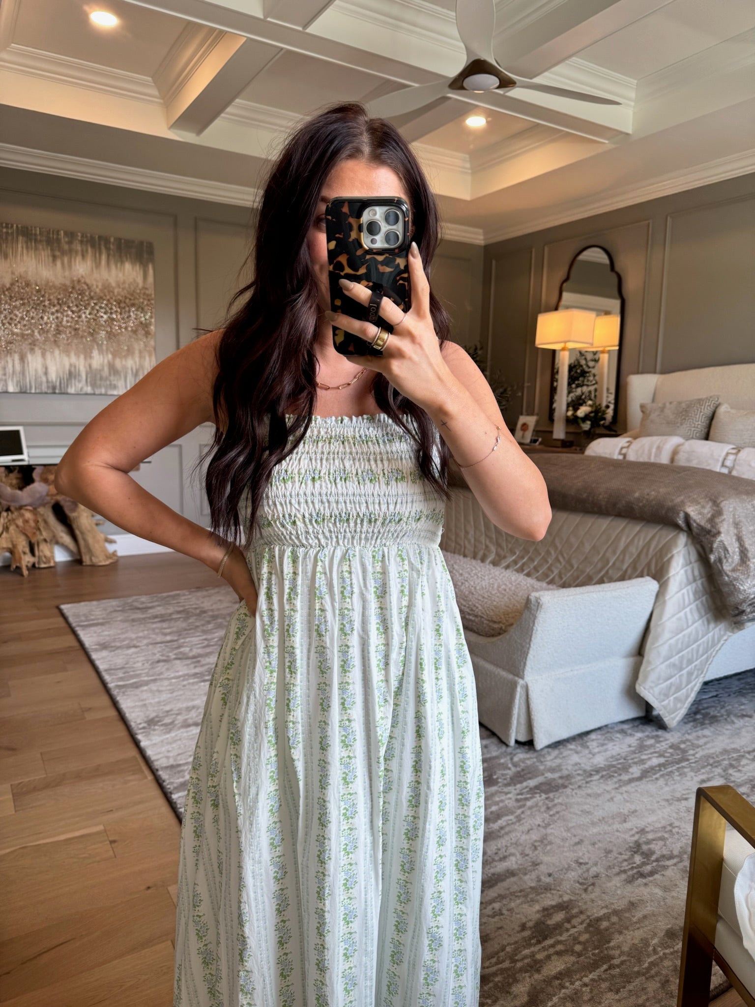 Maggie: Square Neck Maxi Dress