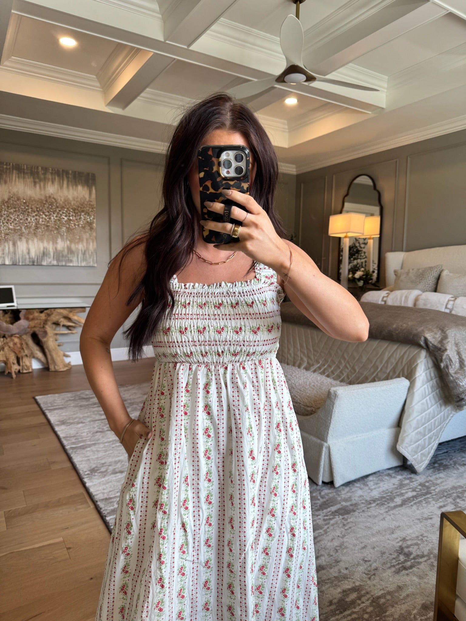 Maggie: Square Neck Maxi Dress