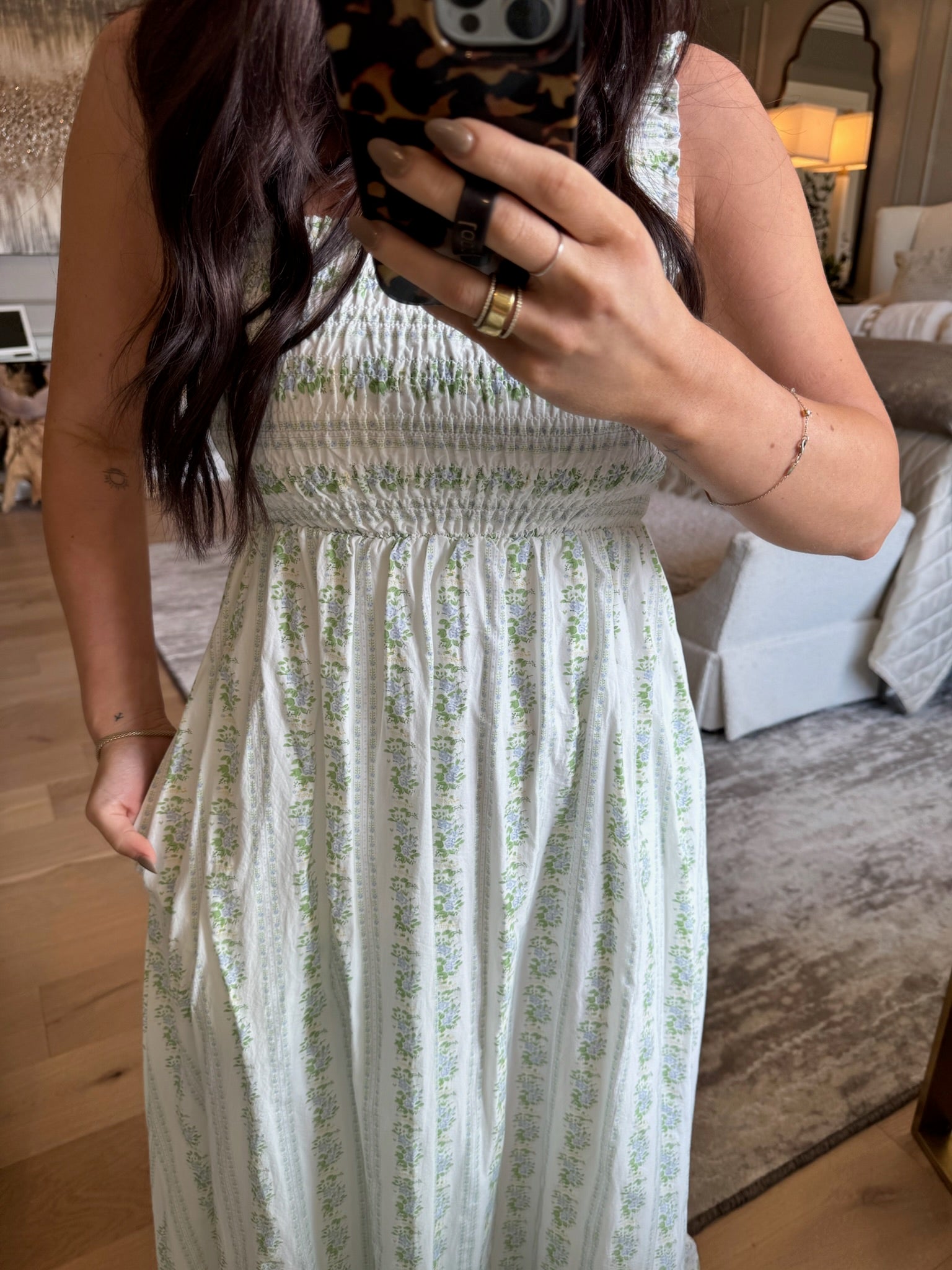 Maggie: Square Neck Maxi Dress