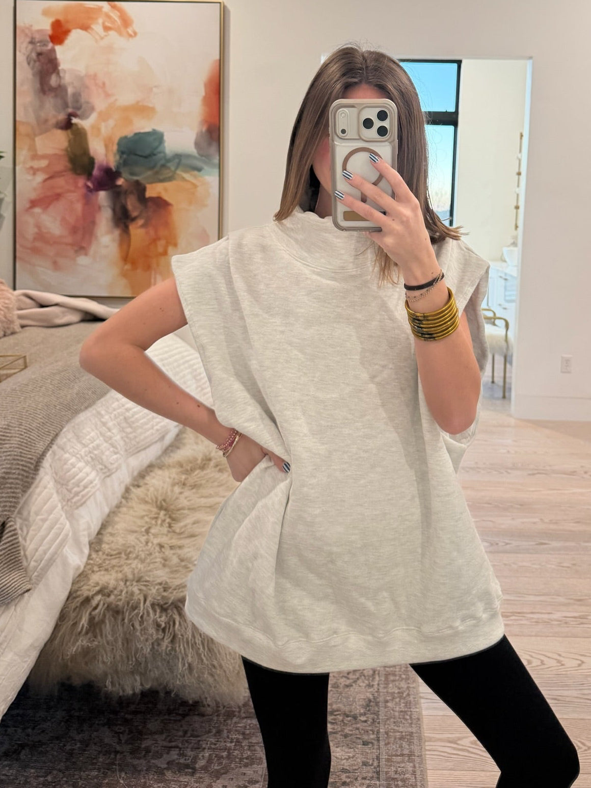 Savannah: Oversized Muscle Top