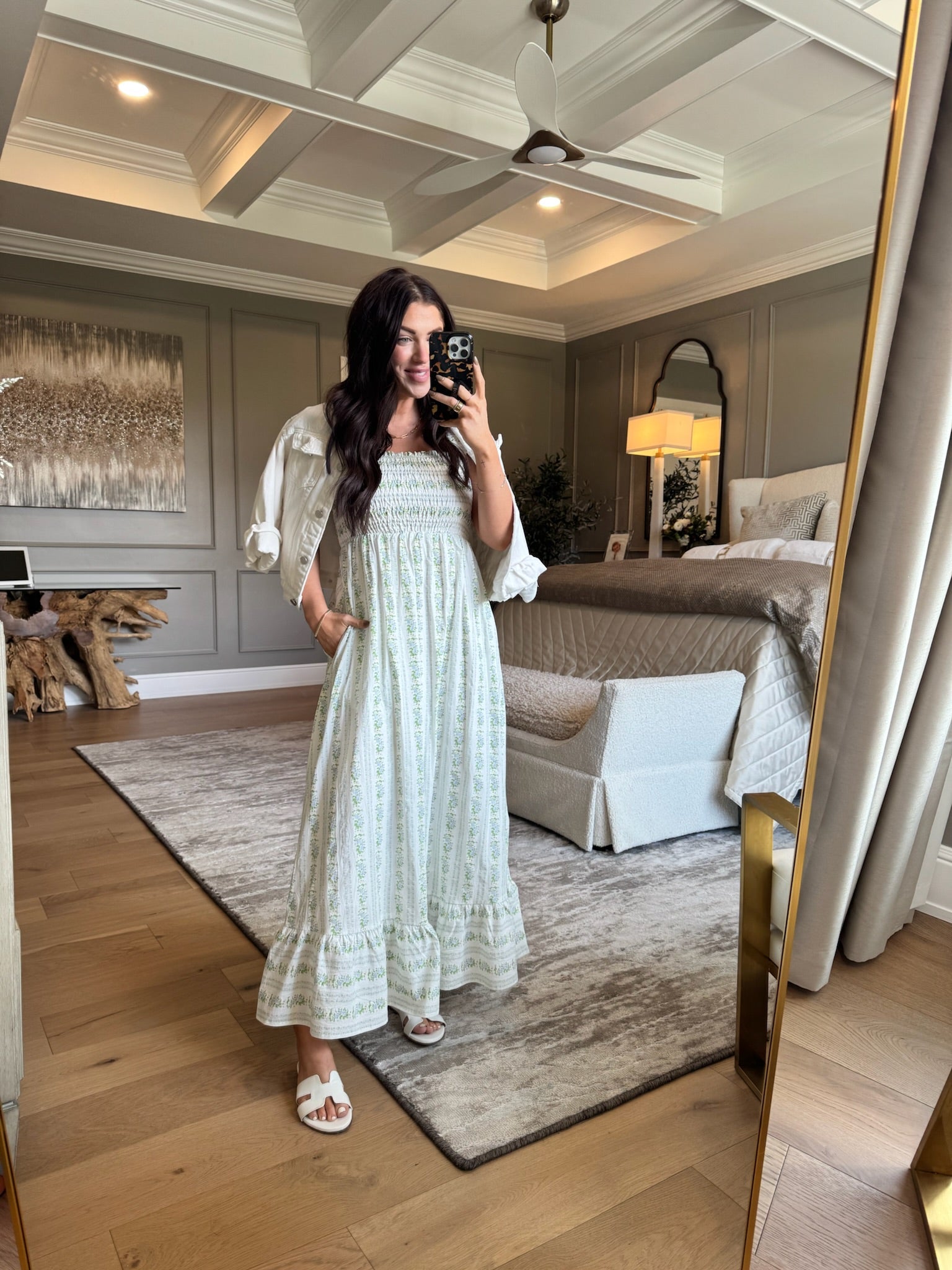 Maggie: Square Neck Maxi Dress