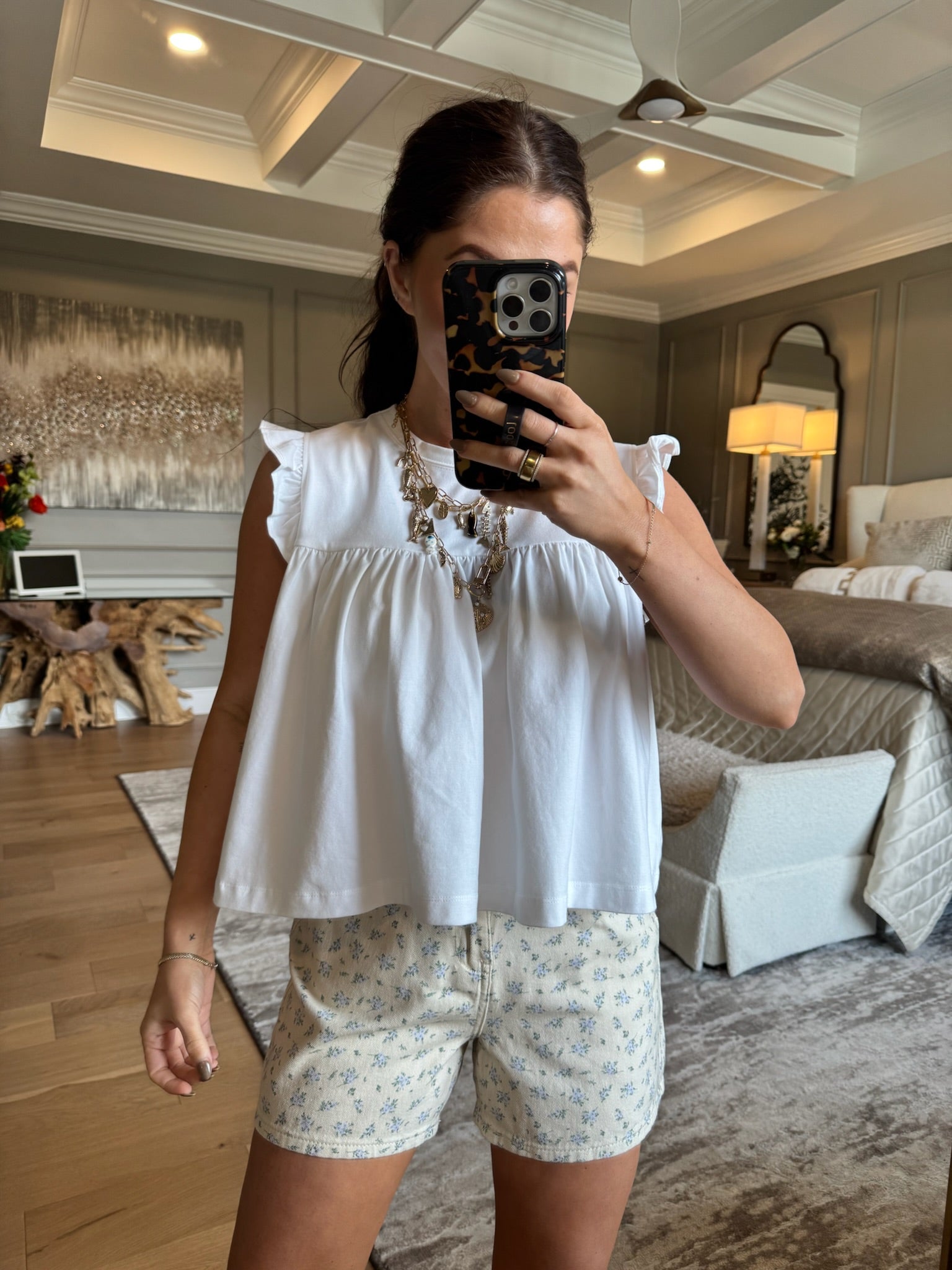 Reilly: Ruffle Sleeve Top