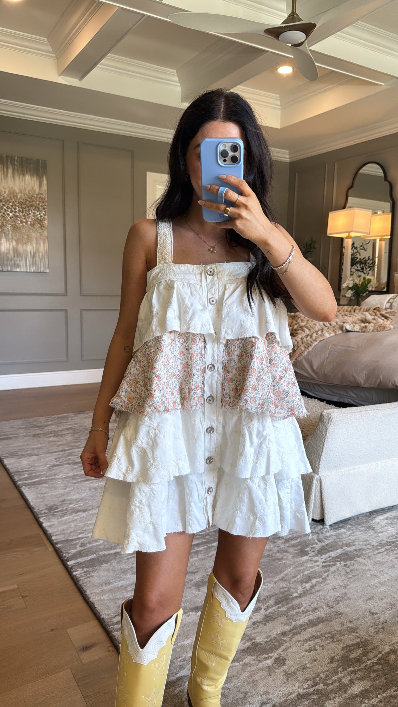 Trudy: Sleeveless Tiered Dress