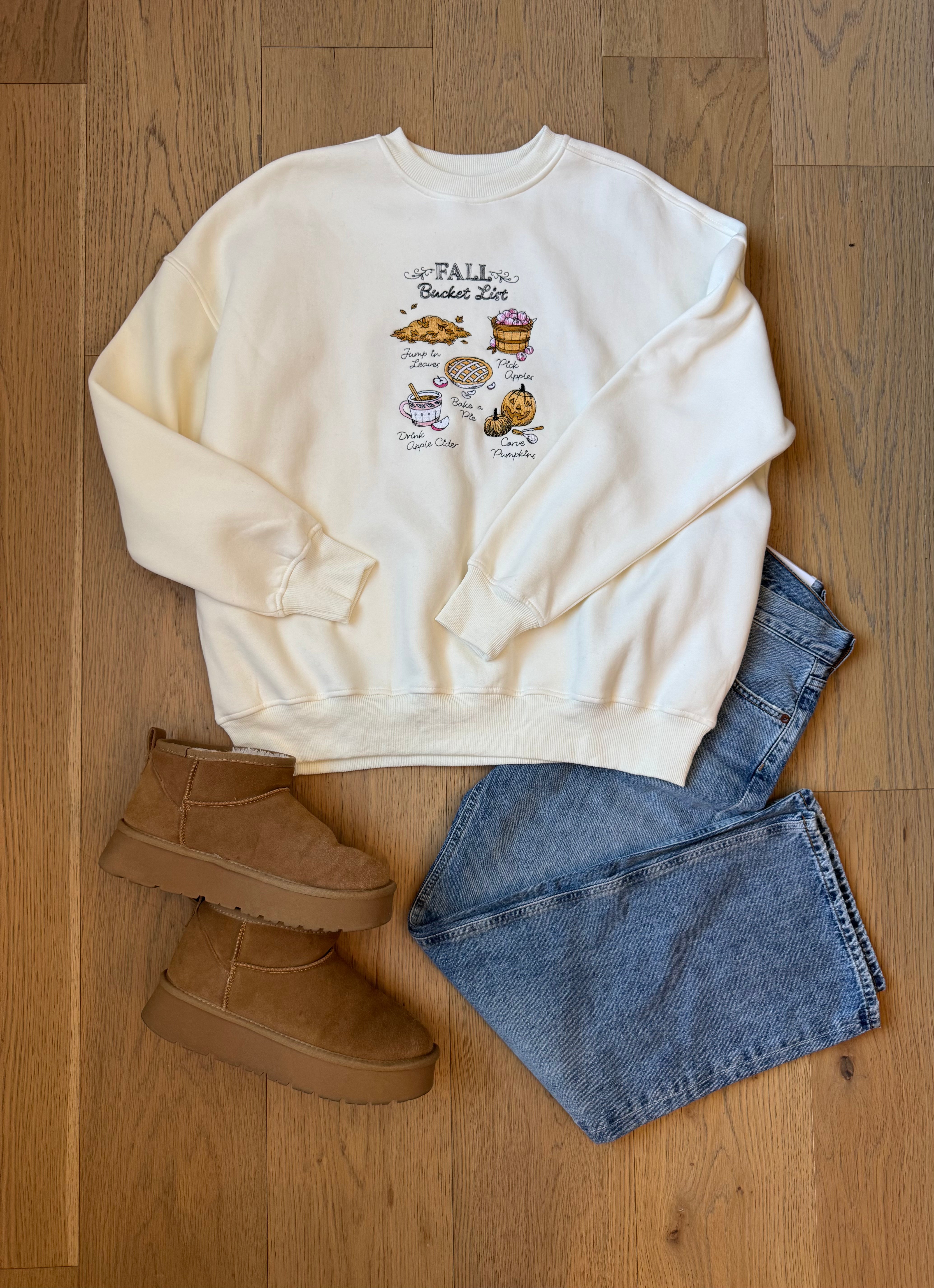 Autumn: Fall Bucket List Sweatshirt