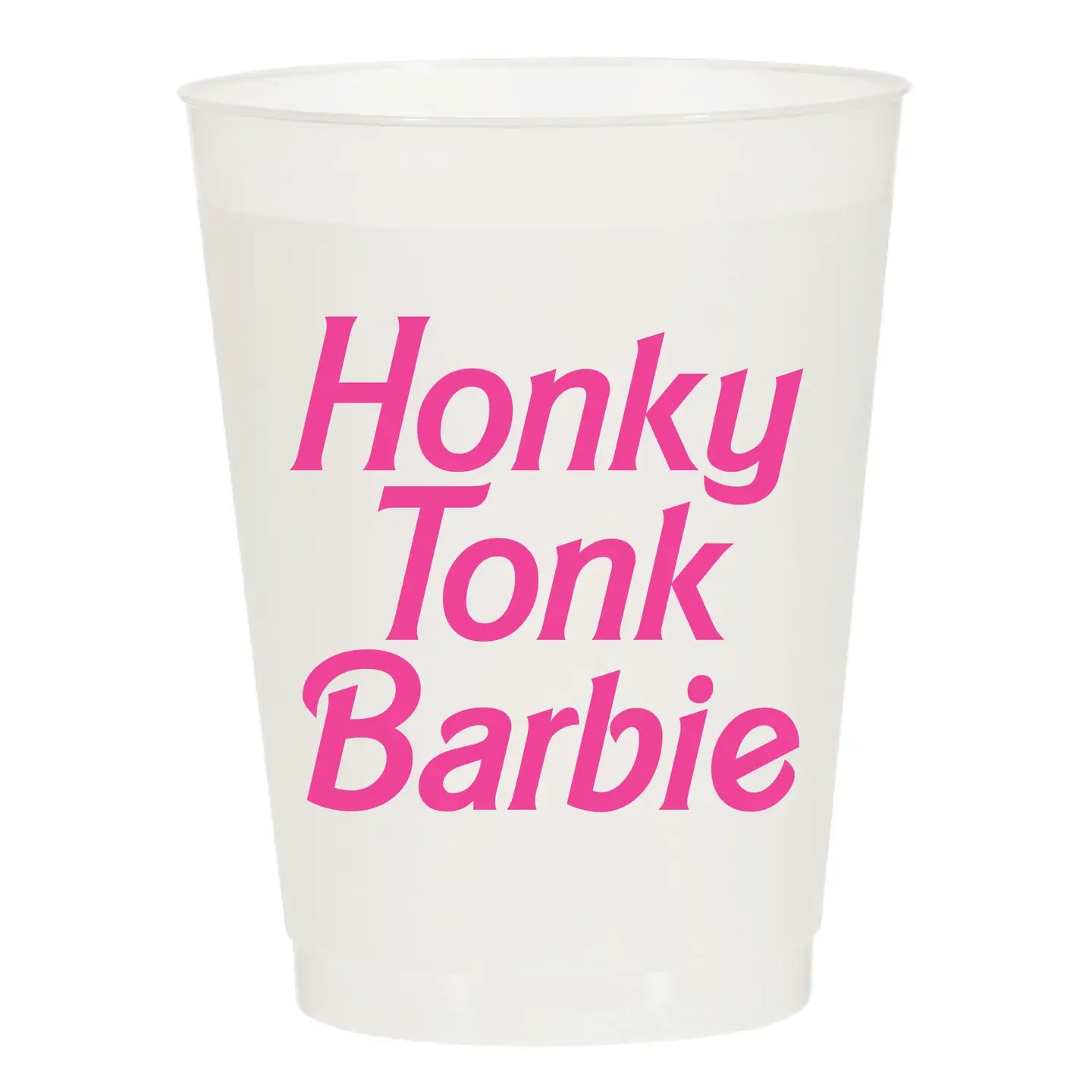 Honky Tonk Barbie Frosted Cups