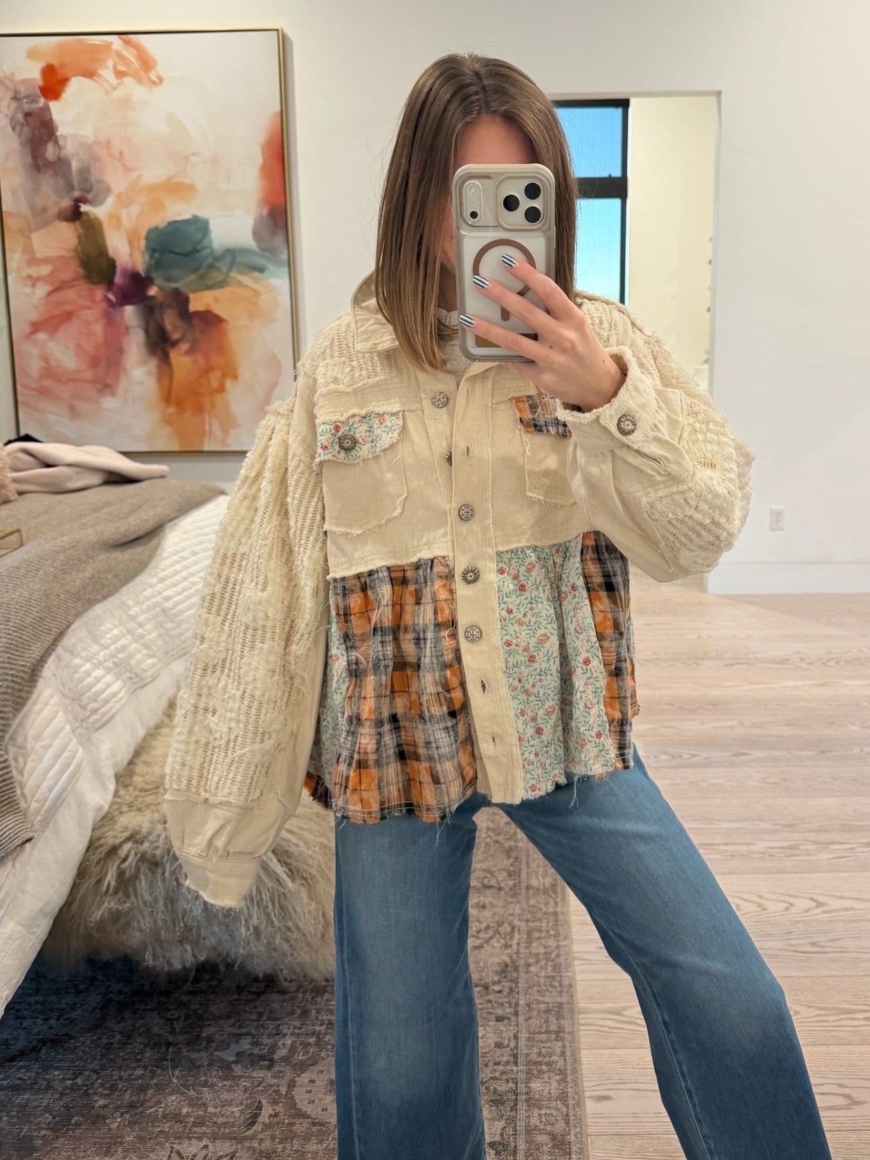 Journey: Patchwork Shacket