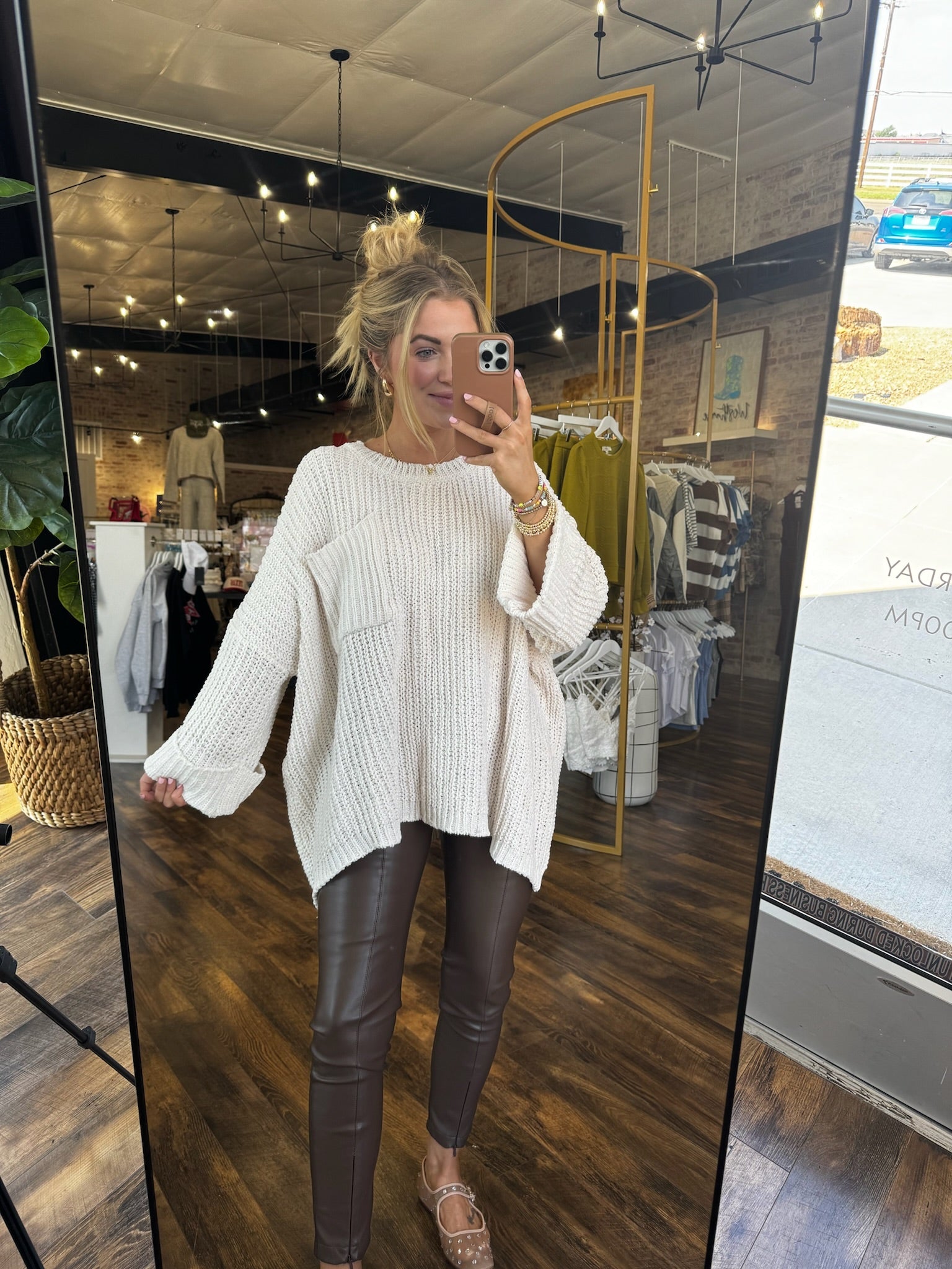 Carmen Chenille Oversized Sweater