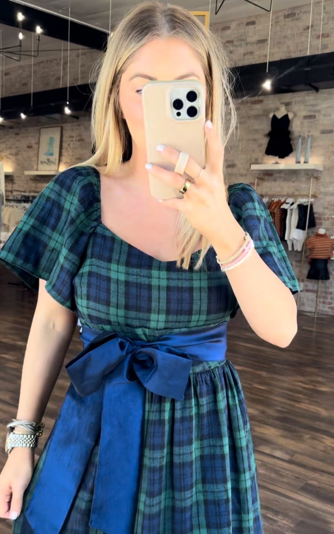 Campbell Plaid Dress