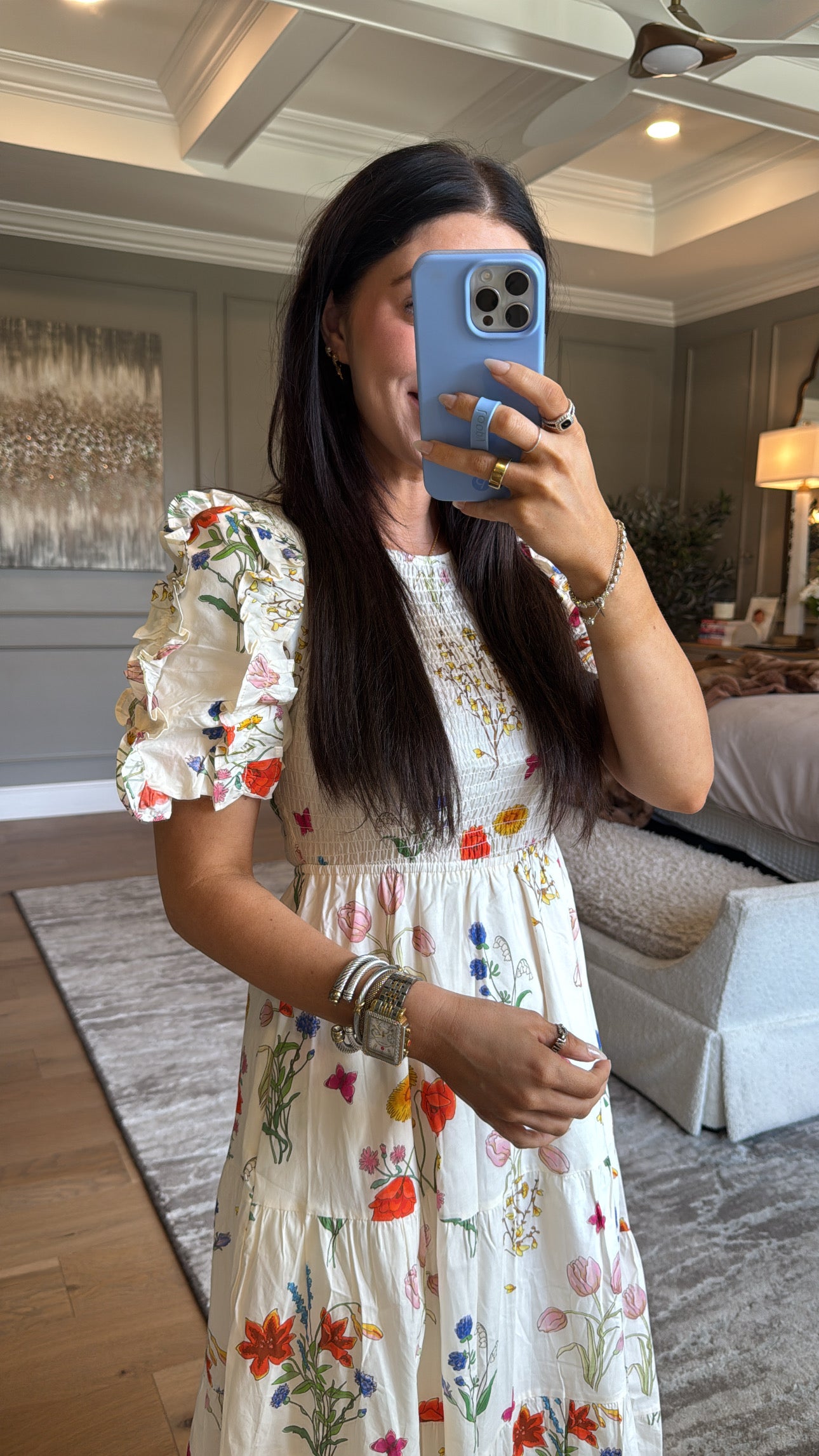 Cambrie: Puff Sleeve Maxi Dress