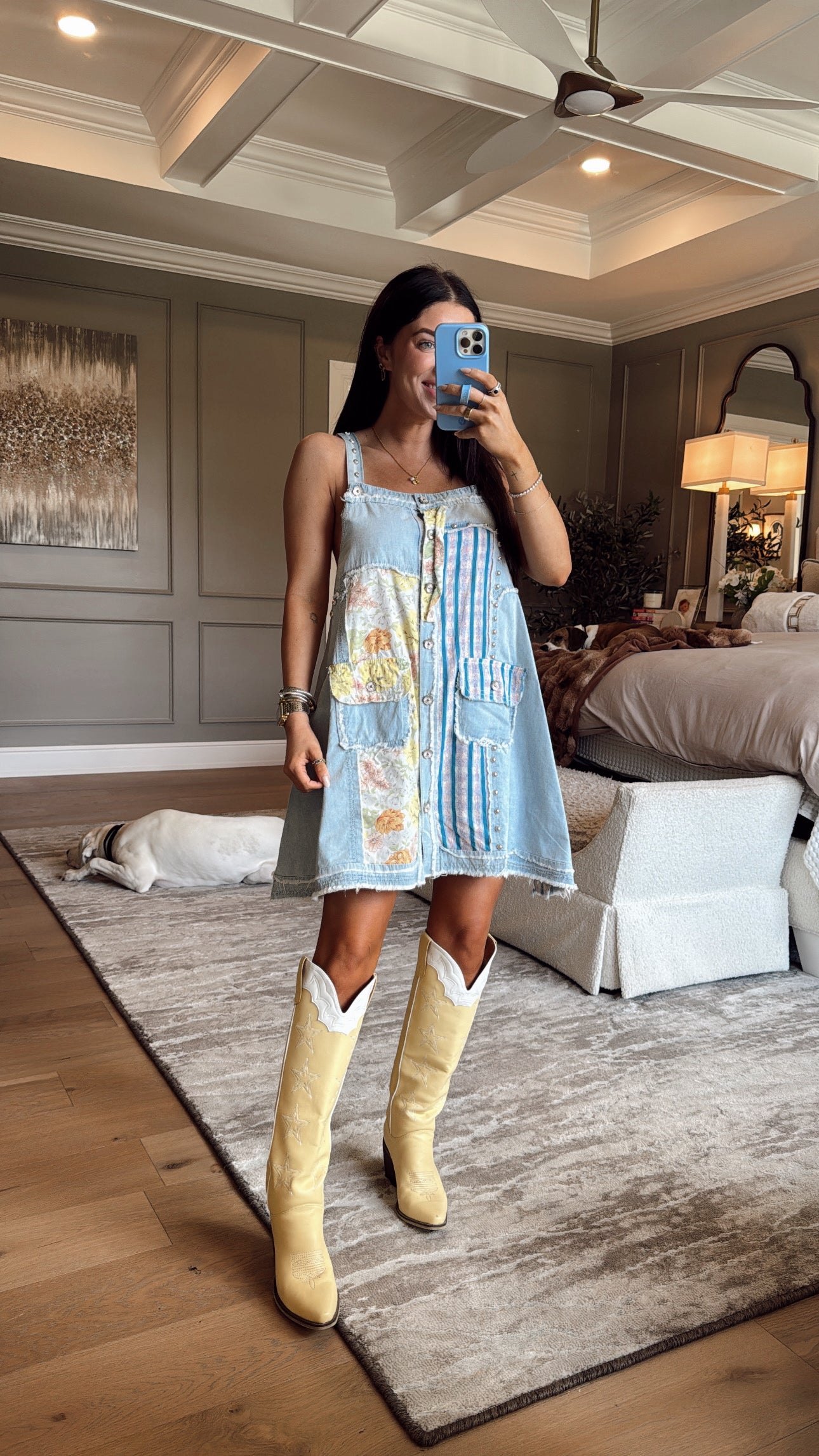Wynn: Well Loved Denim Dress