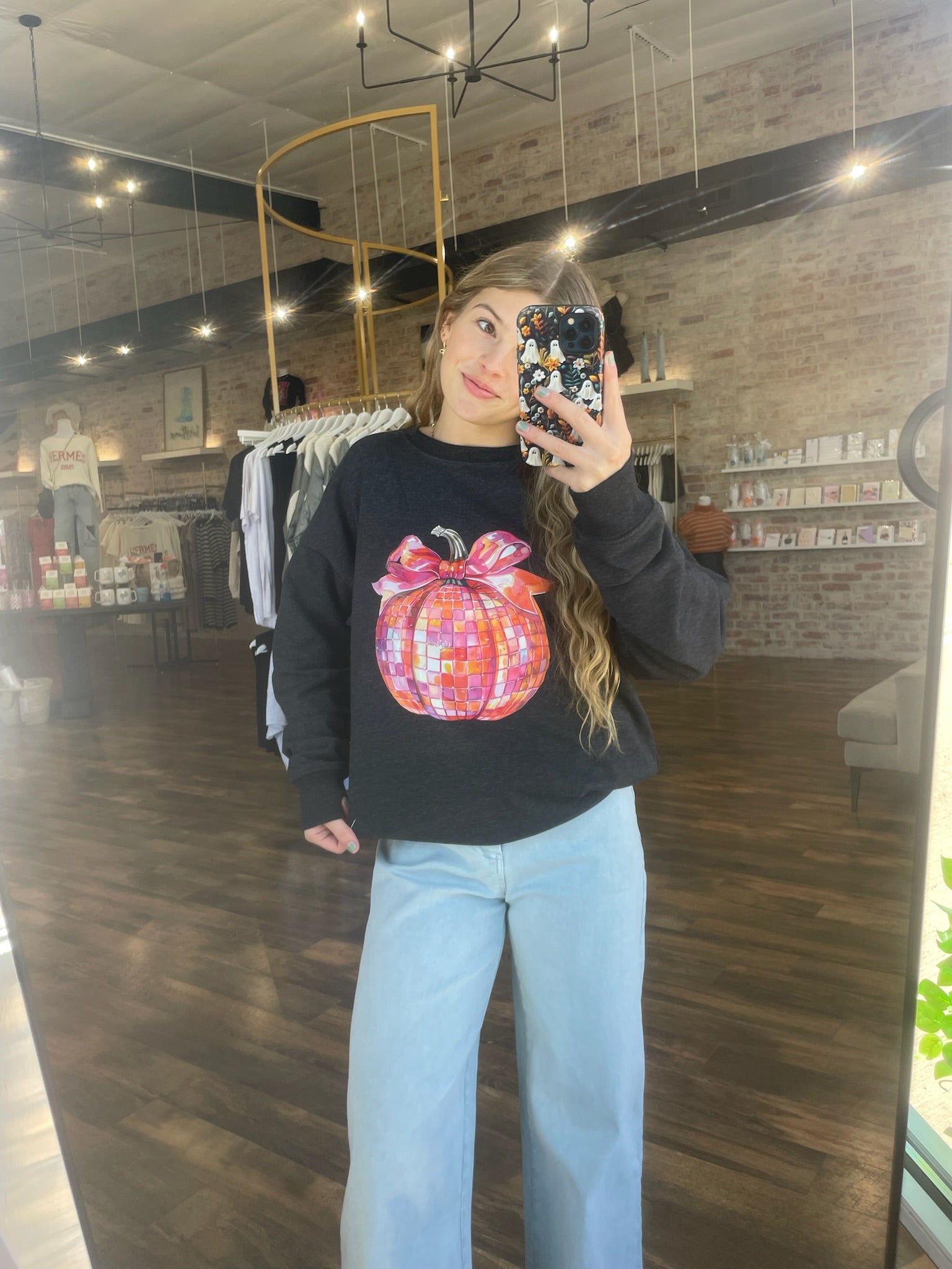 Funky Pumpkin Sweatshirt