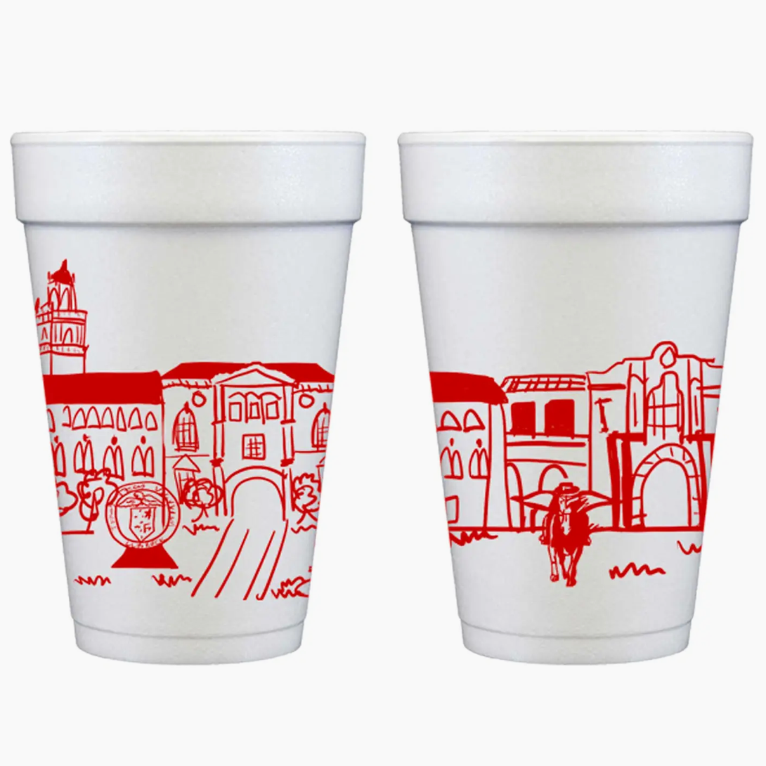 TTU Foam Cups