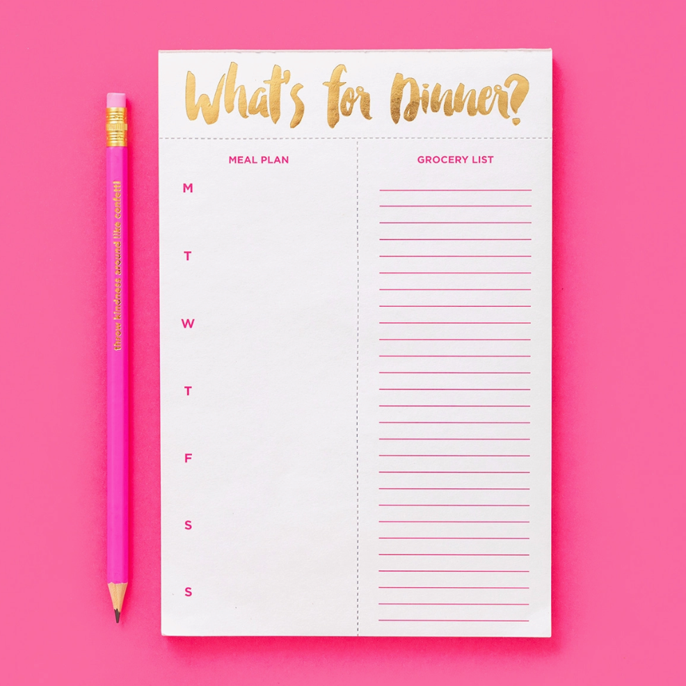 What's For Dinner Notepad