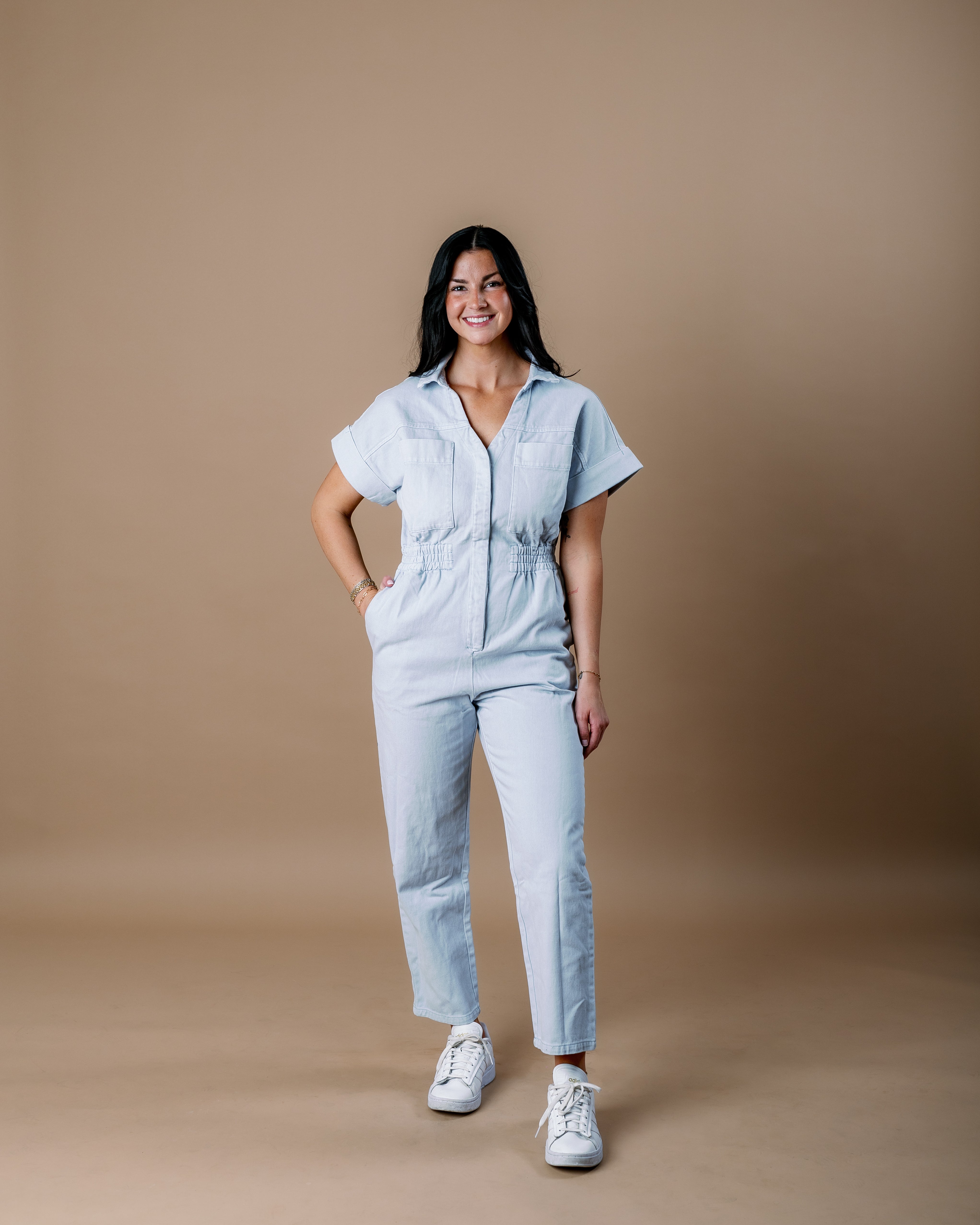 Aspen Short Sleeve Jumpsuit