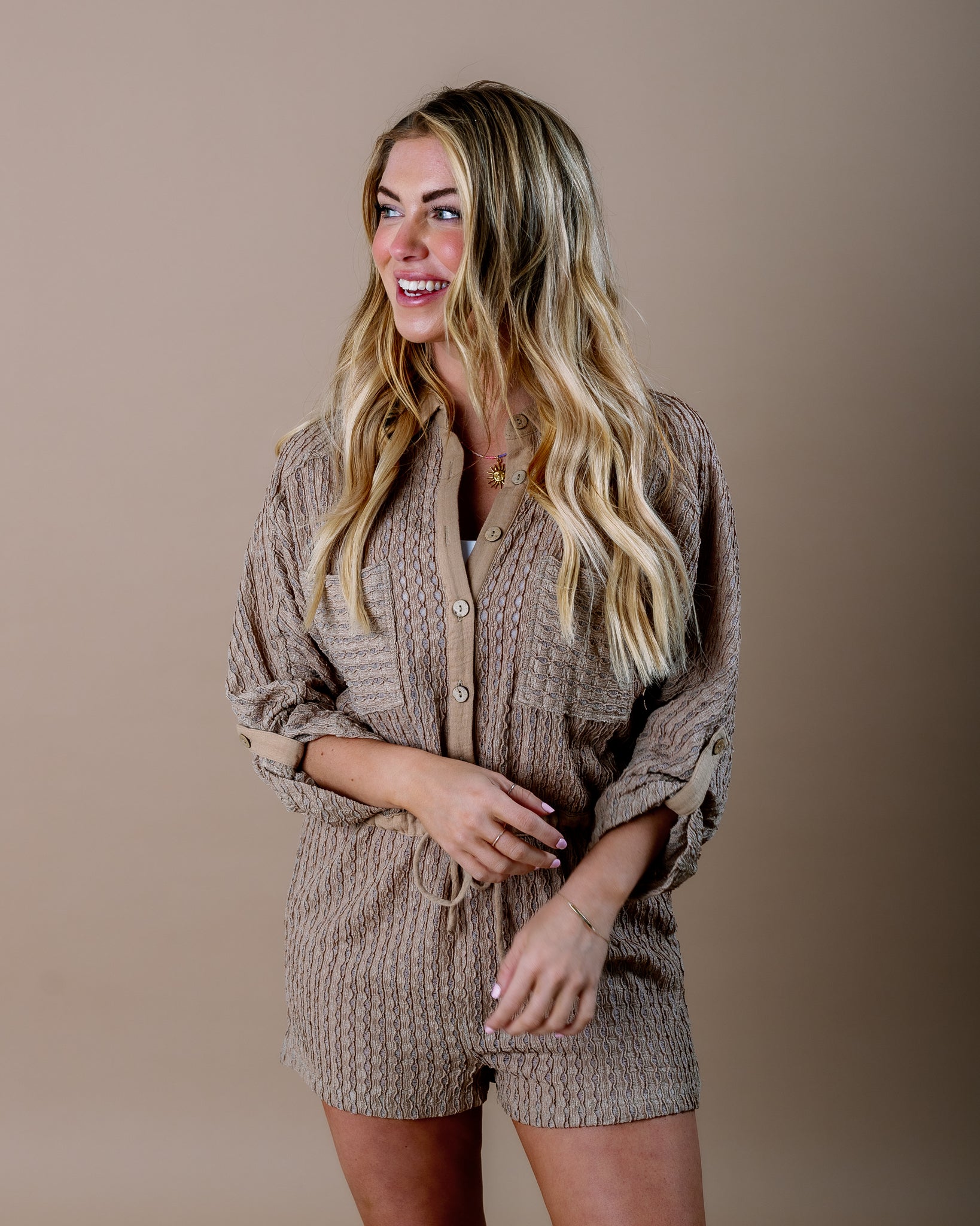 Brecklyn Romper Cover Up