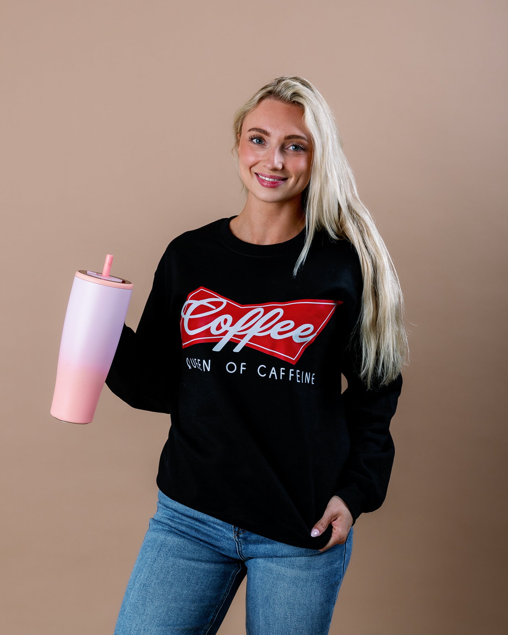 Queen Of Caffeine Sweatshirt